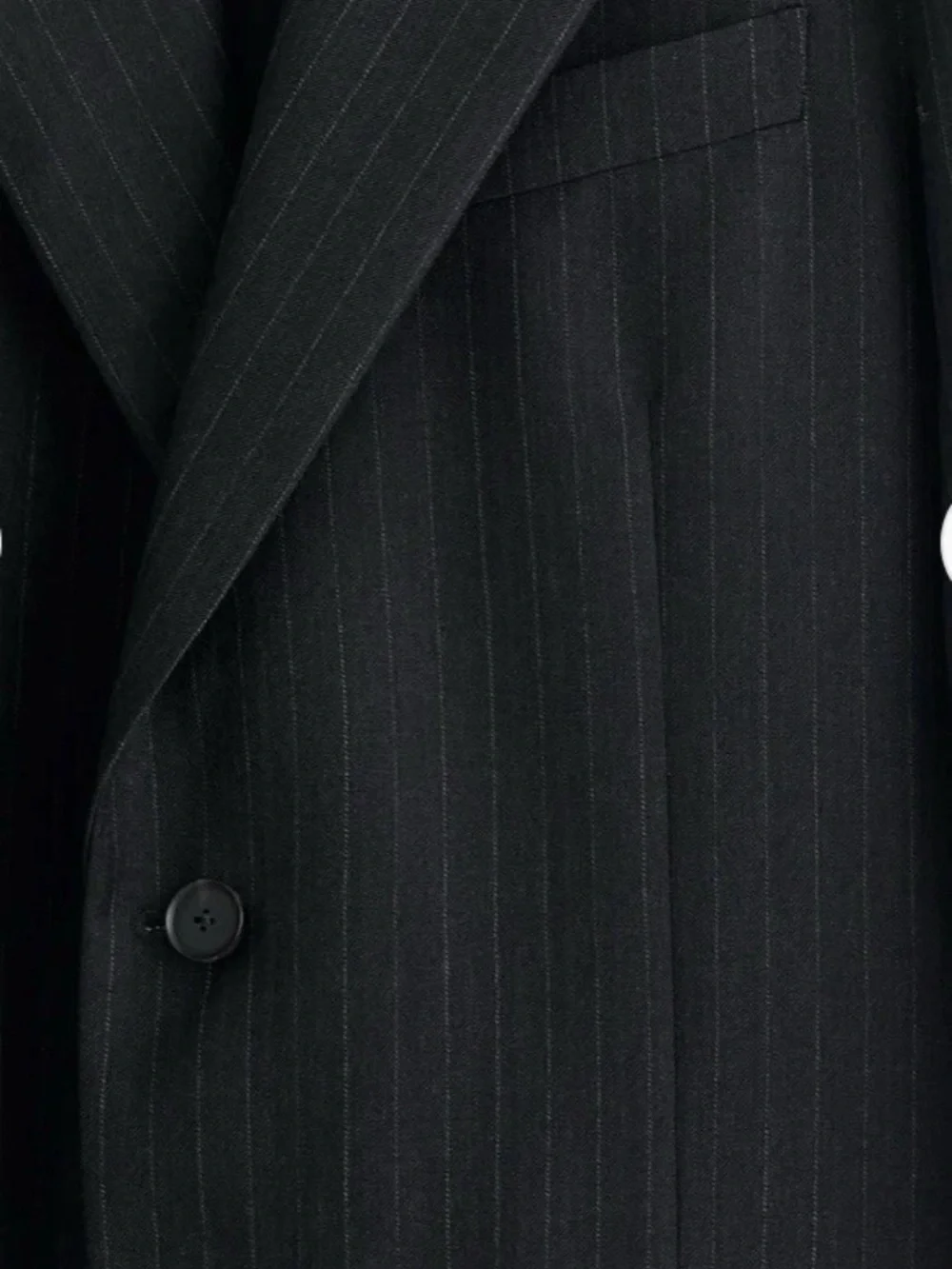 Joseph & Feiss Black Pinstripe Two-Piece Suit